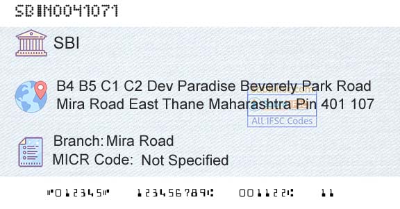 State Bank Of India Mira RoadBranch 