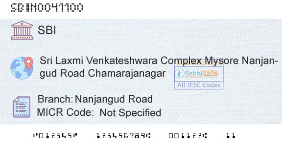State Bank Of India Nanjangud RoadBranch 