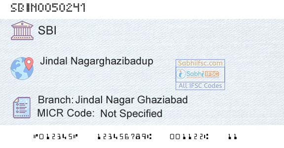 State Bank Of India Jindal Nagar GhaziabadBranch 