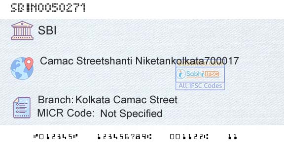 State Bank Of India Kolkata Camac StreetBranch 