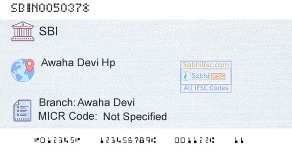 State Bank Of India Awaha DeviBranch 
