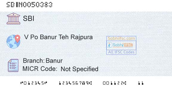 State Bank Of India BanurBranch 