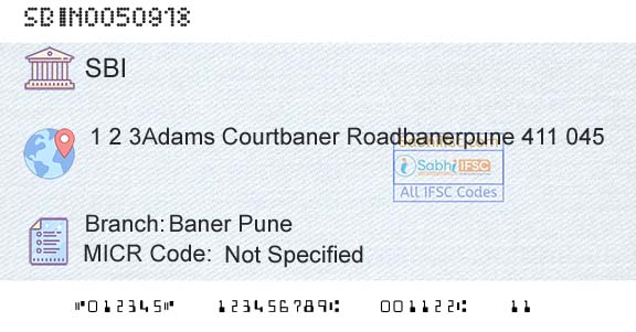 State Bank Of India Baner PuneBranch
