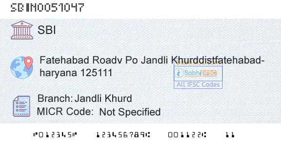 State Bank Of India Jandli KhurdBranch 
