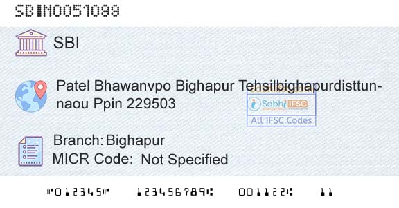 State Bank Of India BighapurBranch 