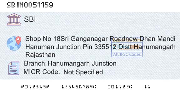 State Bank Of India Hanumangarh JunctionBranch 