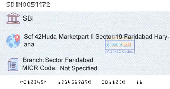 State Bank Of India Sector FaridabadBranch 