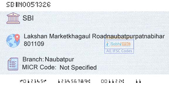 State Bank Of India NaubatpurBranch 