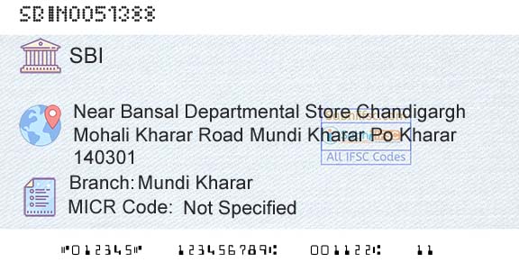 State Bank Of India Mundi KhararBranch 