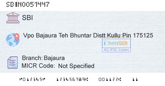 State Bank Of India BajauraBranch 