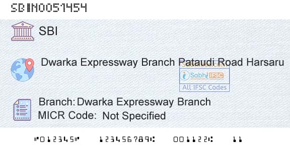 State Bank Of India Dwarka Expressway BranchBranch 