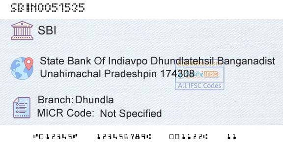 State Bank Of India DhundlaBranch 