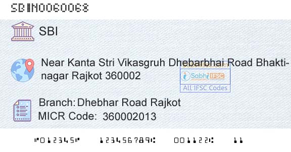 State Bank Of India Dhebhar Road RajkotBranch 