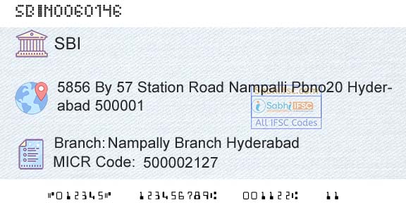 State Bank Of India Nampally Branch HyderabadBranch 