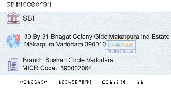 State Bank Of India Sushan Circle VadodaraBranch 