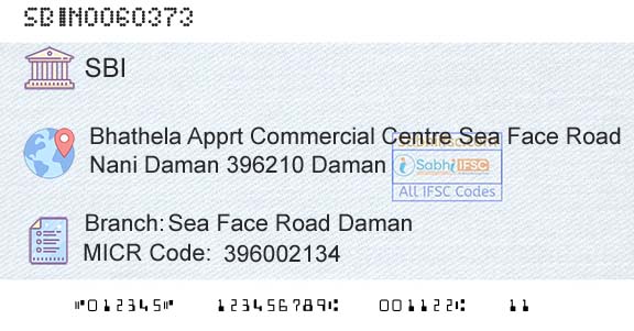 State Bank Of India Sea Face Road DamanBranch 