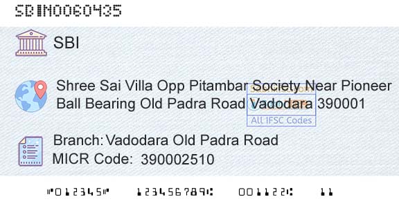 State Bank Of India Vadodara Old Padra RoadBranch 