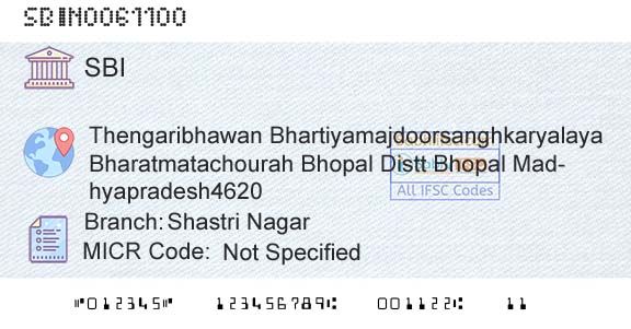 State Bank Of India Shastri NagarBranch 