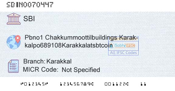 State Bank Of India KarakkalBranch 