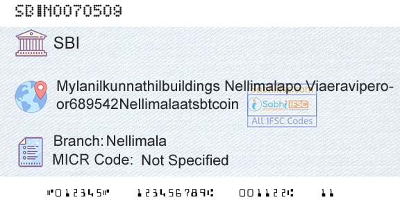 State Bank Of India NellimalaBranch 
