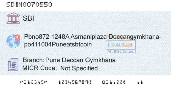 State Bank Of India Pune Deccan GymkhanaBranch 