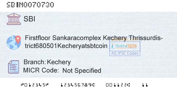 State Bank Of India KecheryBranch 