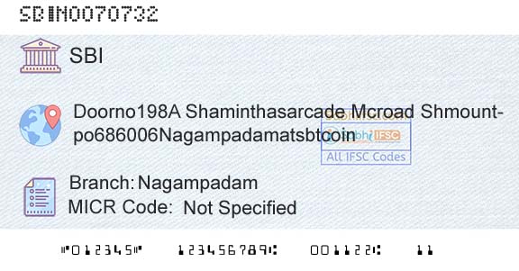 State Bank Of India NagampadamBranch 