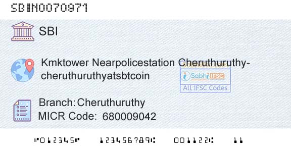 State Bank Of India CheruthuruthyBranch 