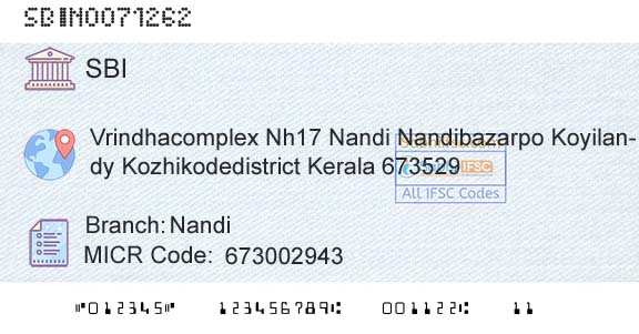 State Bank Of India NandiBranch 