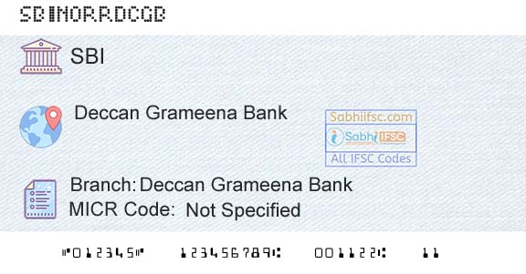 State Bank Of India Deccan Grameena BankBranch 