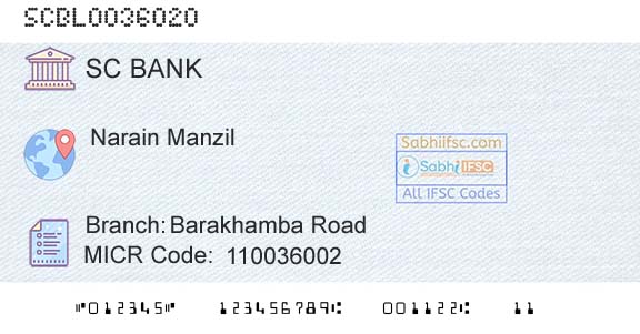 Standard Chartered Bank Barakhamba RoadBranch 