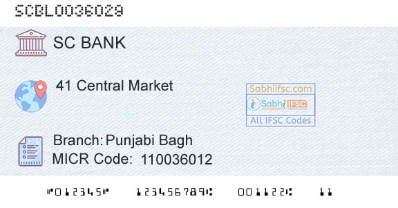 Standard Chartered Bank Punjabi BaghBranch 