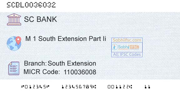 Standard Chartered Bank South ExtensionBranch 