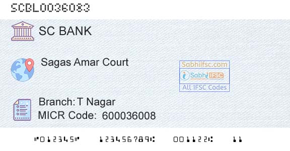 Standard Chartered Bank T NagarBranch 
