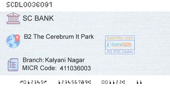 Standard Chartered Bank Kalyani NagarBranch 