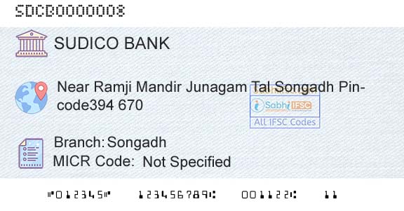 The Surat District Cooperative Bank Limited SongadhBranch 