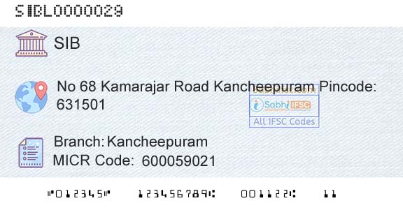 South Indian Bank KancheepuramBranch 