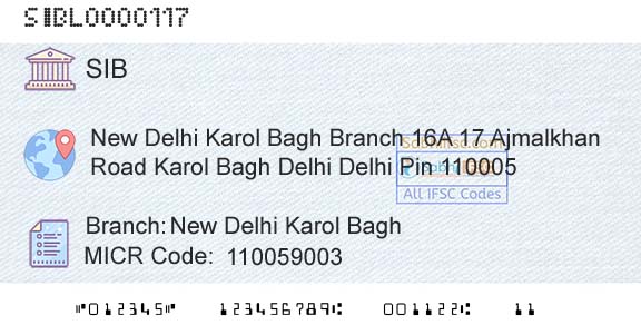 South Indian Bank New Delhi Karol BaghBranch 
