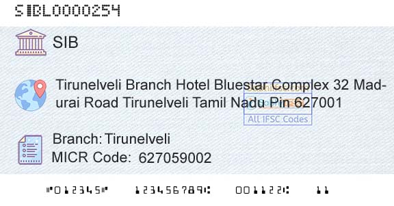 South Indian Bank TirunelveliBranch 