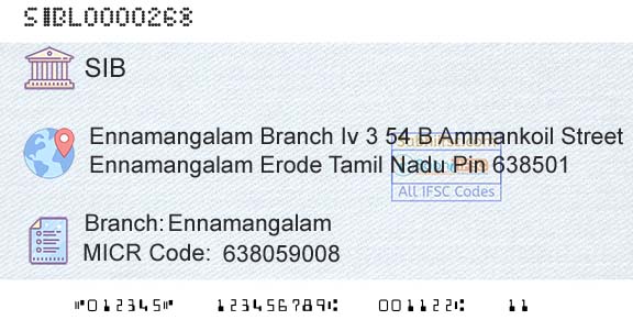 South Indian Bank EnnamangalamBranch 