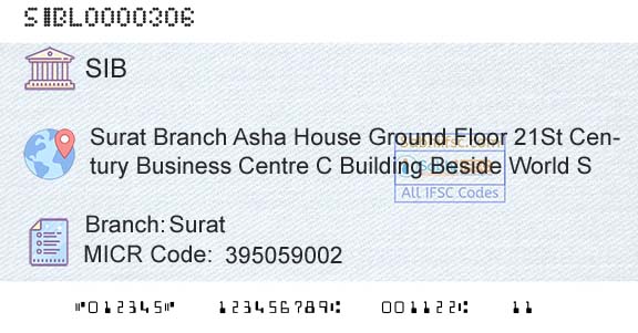 South Indian Bank SuratBranch 