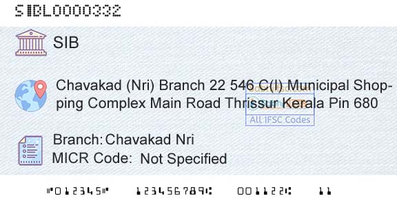 South Indian Bank Chavakad Nri Branch 