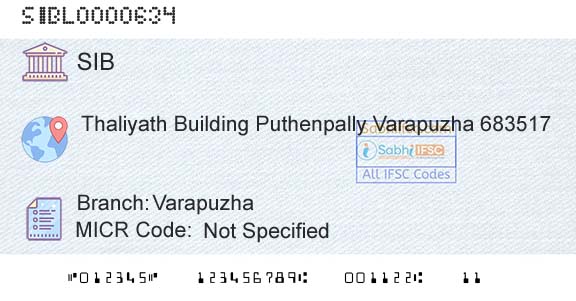 South Indian Bank VarapuzhaBranch 