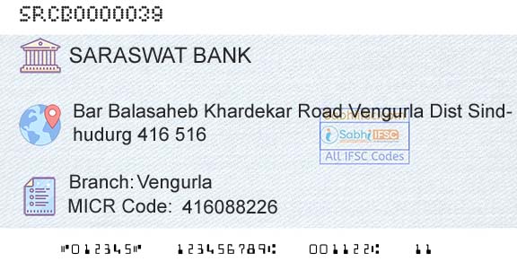 Saraswat Cooperative Bank Limited VengurlaBranch 