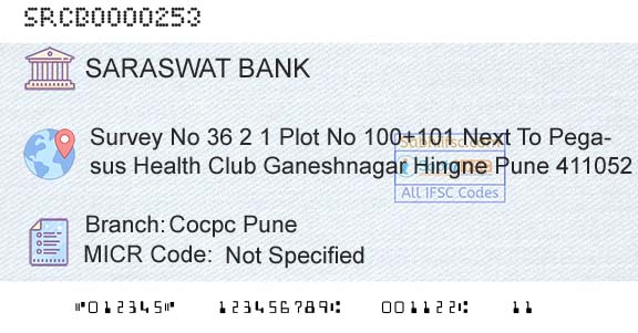 Saraswat Cooperative Bank Limited Cocpc PuneBranch 