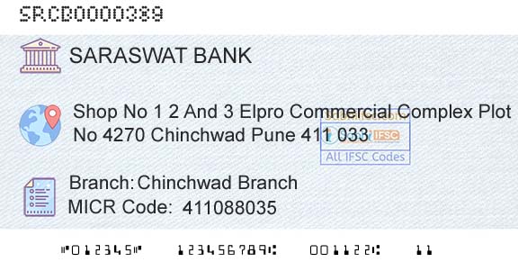 Saraswat Cooperative Bank Limited Chinchwad BranchBranch 