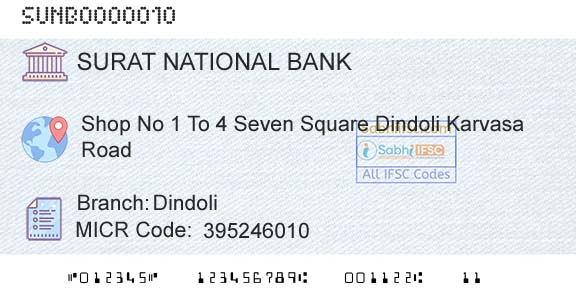 Surat National Cooperative Bank Limited DindoliBranch 