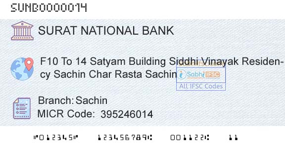 Surat National Cooperative Bank Limited SachinBranch 