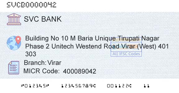 The Shamrao Vithal Cooperative Bank VirarBranch 