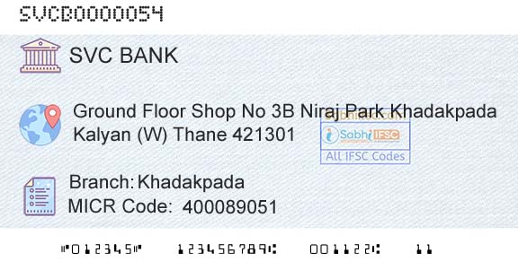 The Shamrao Vithal Cooperative Bank KhadakpadaBranch 